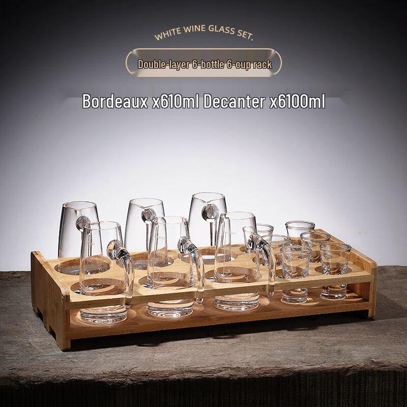 Chinesisches Kristallglas Baijiu Trinkgeschirr-Set