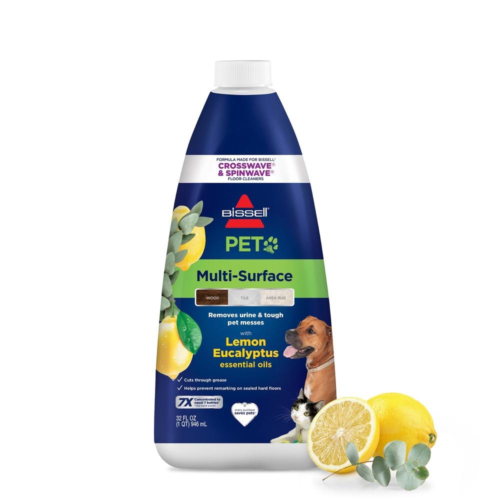 

PET Multi-Surface Floor Cleaner Lemon Eucalyptus Streak-Free Safe Kids Pets Removes Tough Messes Effective Hard Floors Area Rugs United States