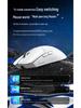 Free Wolf X2 Wireless Bluetooth RGB Gaming Mouse with PAW3311 Sensor and Charging Base