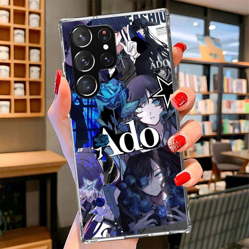 Ado Kyogen X Uta Phone Case For Samsung Galaxy S26 S25 Edge S24 Ultra S23 S22 Plus S21 S20 FE Soft Fundas Shell Galaxy S25 S24 S