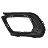 Front Bumper Fog Light Grille Trim Lower Fog Light Grille Cover Trim Replacement for Dacia Sandero MK2 Facelift 2017 To