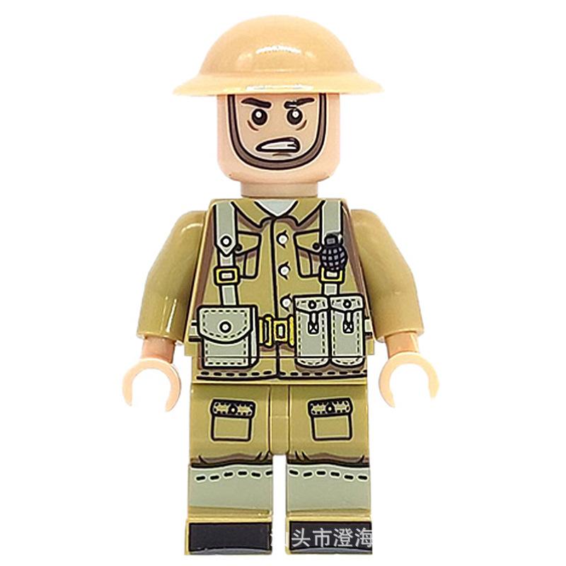 Military Building Block Doll Collection Series Building Block Children'S Toy Assembly