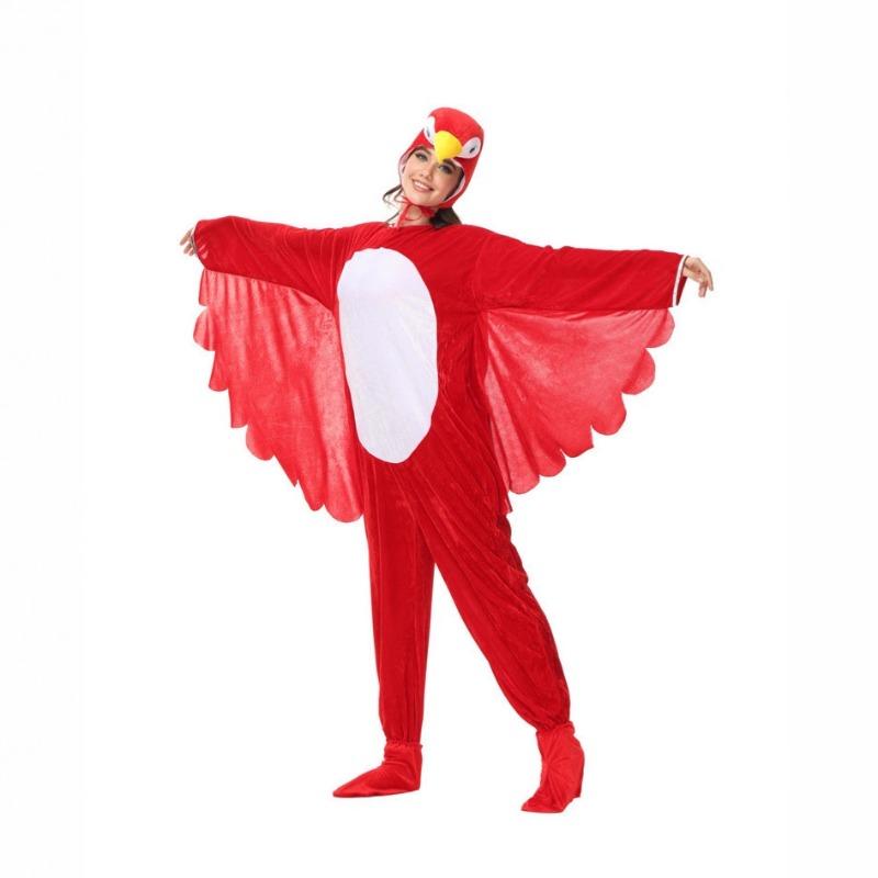 

Хэллоуин взрослый мультяшный животный комбинезон попугай дятел карнавальный костюм для сцены S