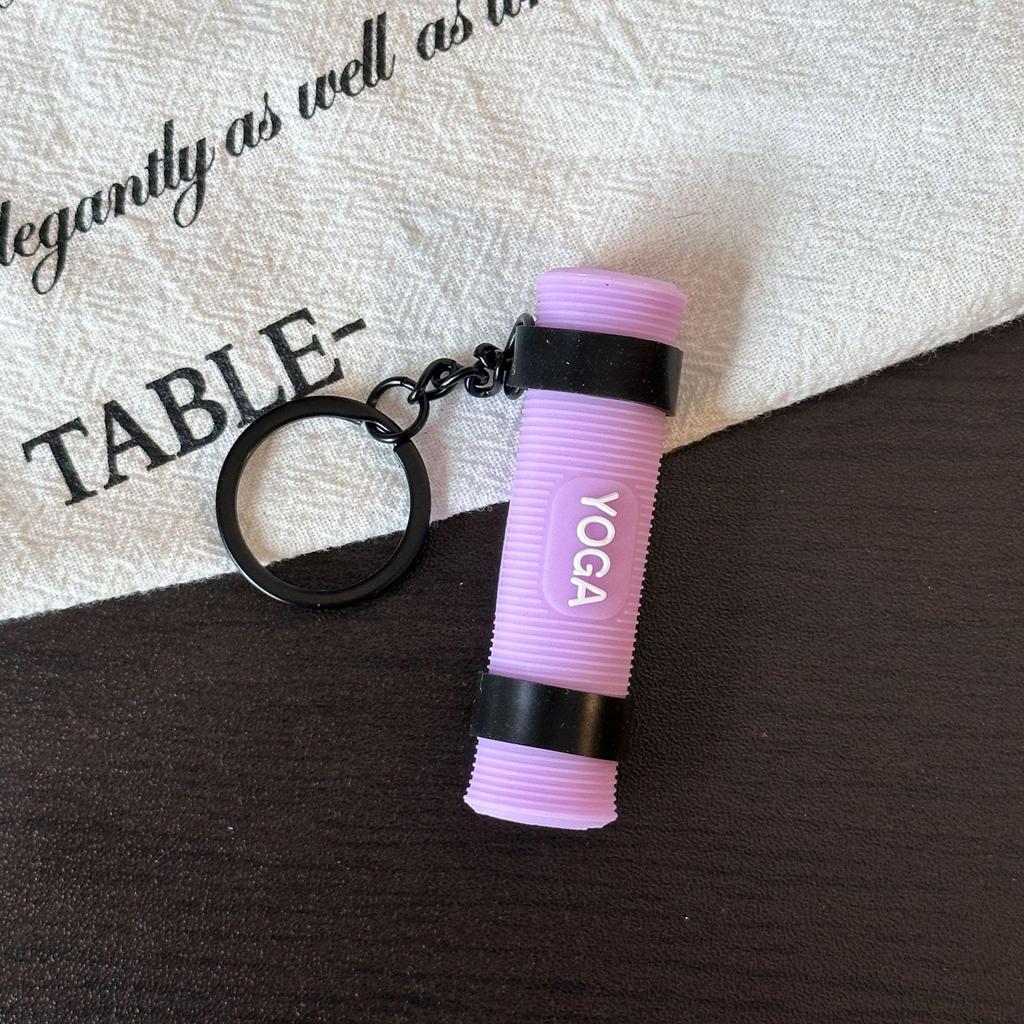 Miu Series Mini Barbell & Dumbbell Plate Keychain Bag Charm