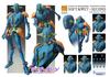 Medicos Entertainment Super Action Statue Bizarre Adventure Part 8 Wet 160mm PVC ABS Nylon Painted Movable Figure "JoJolion" JoJo's "Soft & Second"