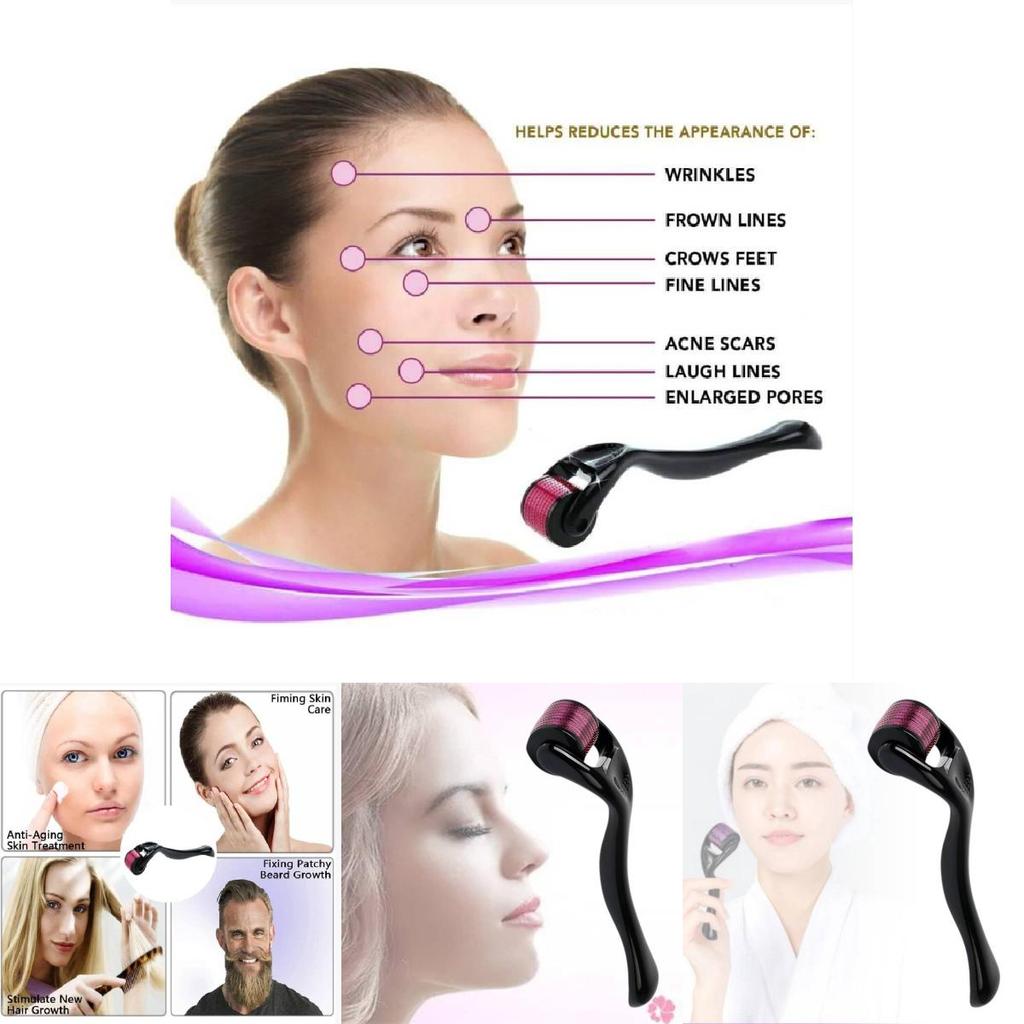 Premium 540 Microneedle Roller For Skin Rejuvenation With Sterile Design And Abs Material