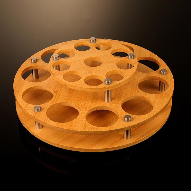 Baijiu Shot Glass Set with Bamboo Holder and Pot (6 Glasses)