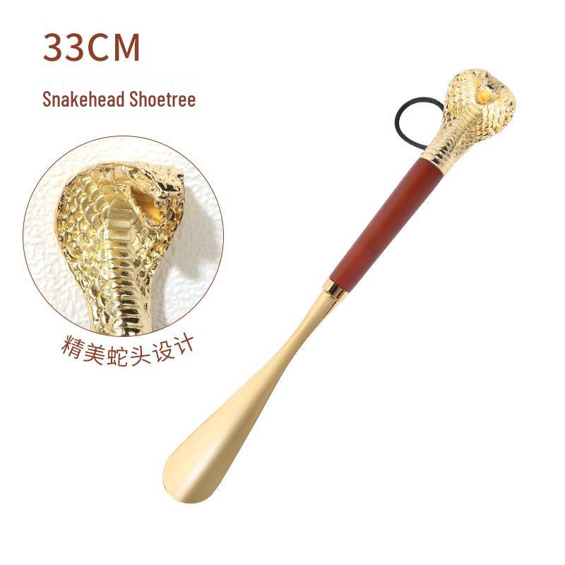 Animal Head Metal Shoehorn - Ultra Long Shoe Lifter, No Bend Shoe Puller, Gift Idea