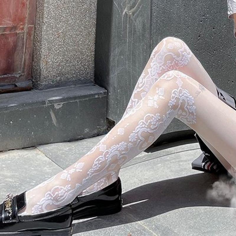 Women's Patterned Tights,High Waist Pantyhose,Fashion Students Girls Pantyhose Control Top Pantyhose Stockings