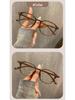 Trendy Unisex Myopia Glasses Frame with Fashionable Plano Lenses