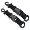 Double-Split Keychain Multifunction Backpack Hook Tactic Nylon Webbing Carabiner