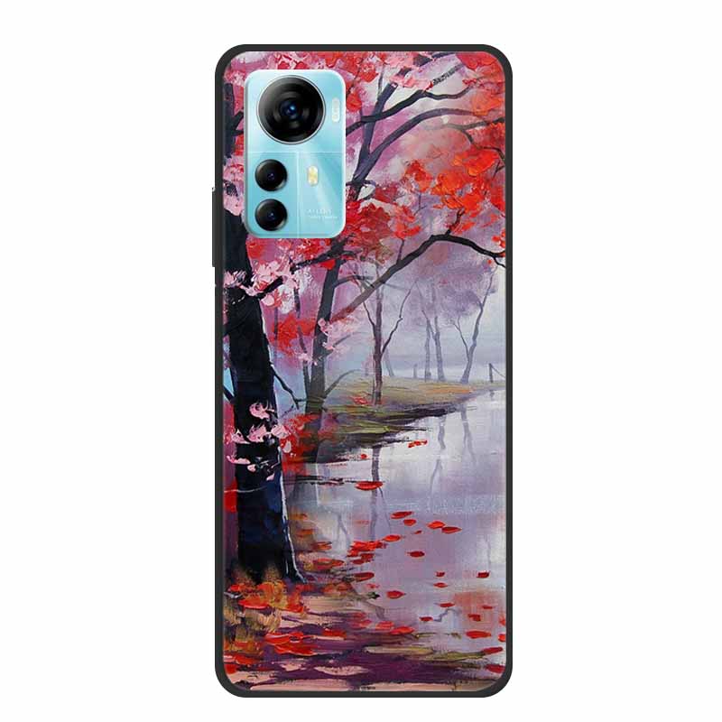 Coole Silikonhülle für ZTE Blade V41 Smart Case Gedrucktes Mode Weiches Rückseiten Cover Stoßfänger für Blade V41Smart Case Schutzhülle