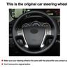 Hand Sewing Wrap Car Steering Wheel Cover For Hyundai VeraCruz IX55 2007- 2012