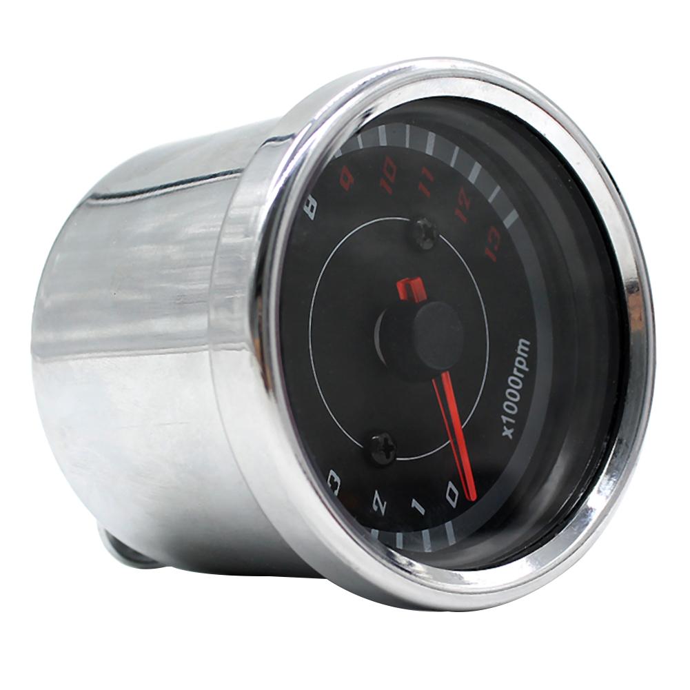 DC 12V Universal Motorcycle Tachometer Blue LED Backlight 1000RPM RPM Gauge Electronic Tach Meter Motorcycle Tacho Gauge
