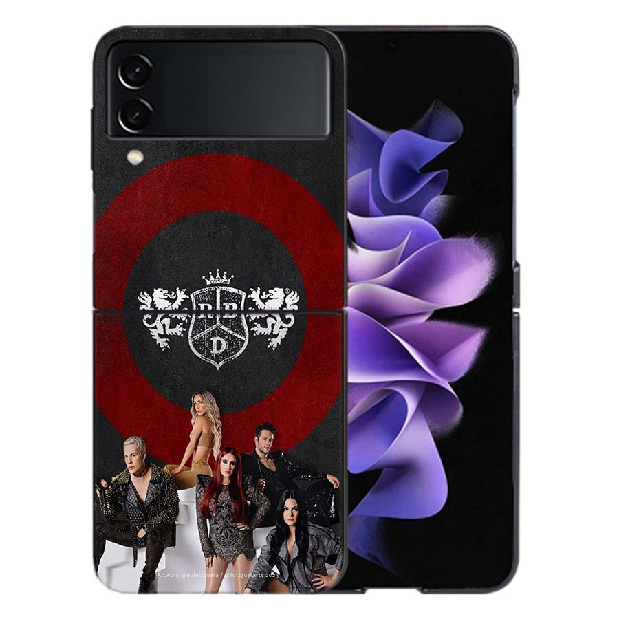 Fashion RBD Rebelde For Samsung Galaxy Z Flip 5 4 3 Case Shockproof Hard Cover Phone Z Flip 6 7 5G Z Flip 5 4 5G TPU PC Hard C