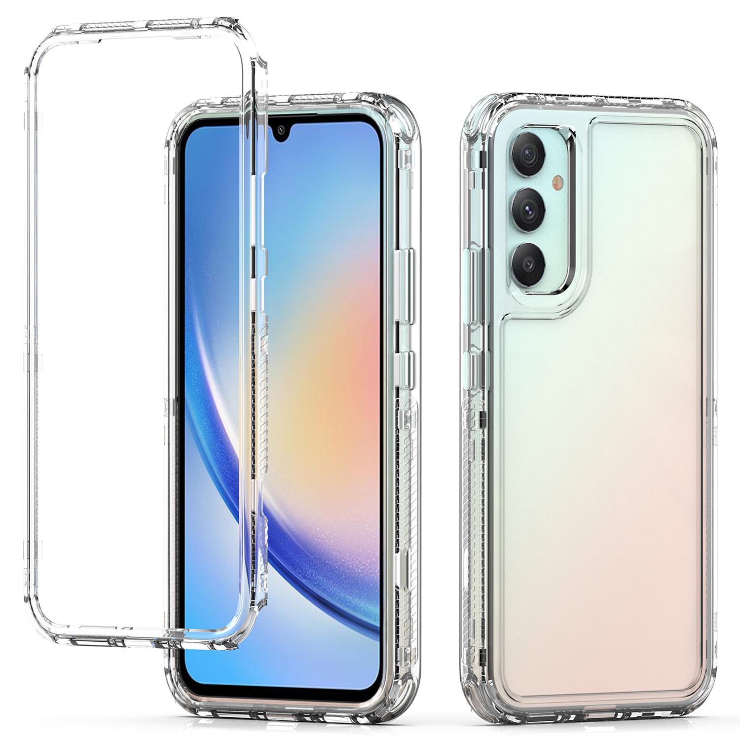 

For Samsung Galaxy A34 5G Case Acrylic+TPU Anti-scratch Phone Cover A