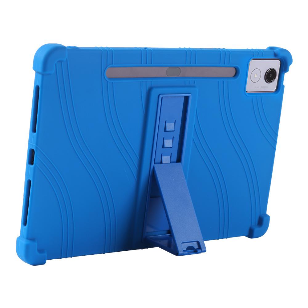 Για Lenovo Xiaoxin Pad Pro 12.7 ιντσών/Pad Pro 12.7 (2025) Θήκη σιλικόνης με βάση στήριξης, ανθεκτικό προστατευτικό κάλυμμα