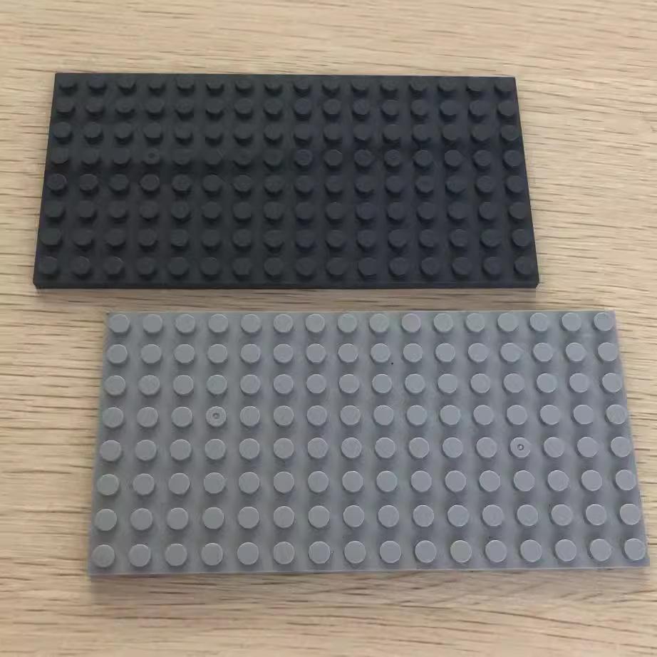 58 pcs/kg Building Blocks 92438 - Small, Lego-Compatible with 8x16 Double-Sided Baseplate жёлтый