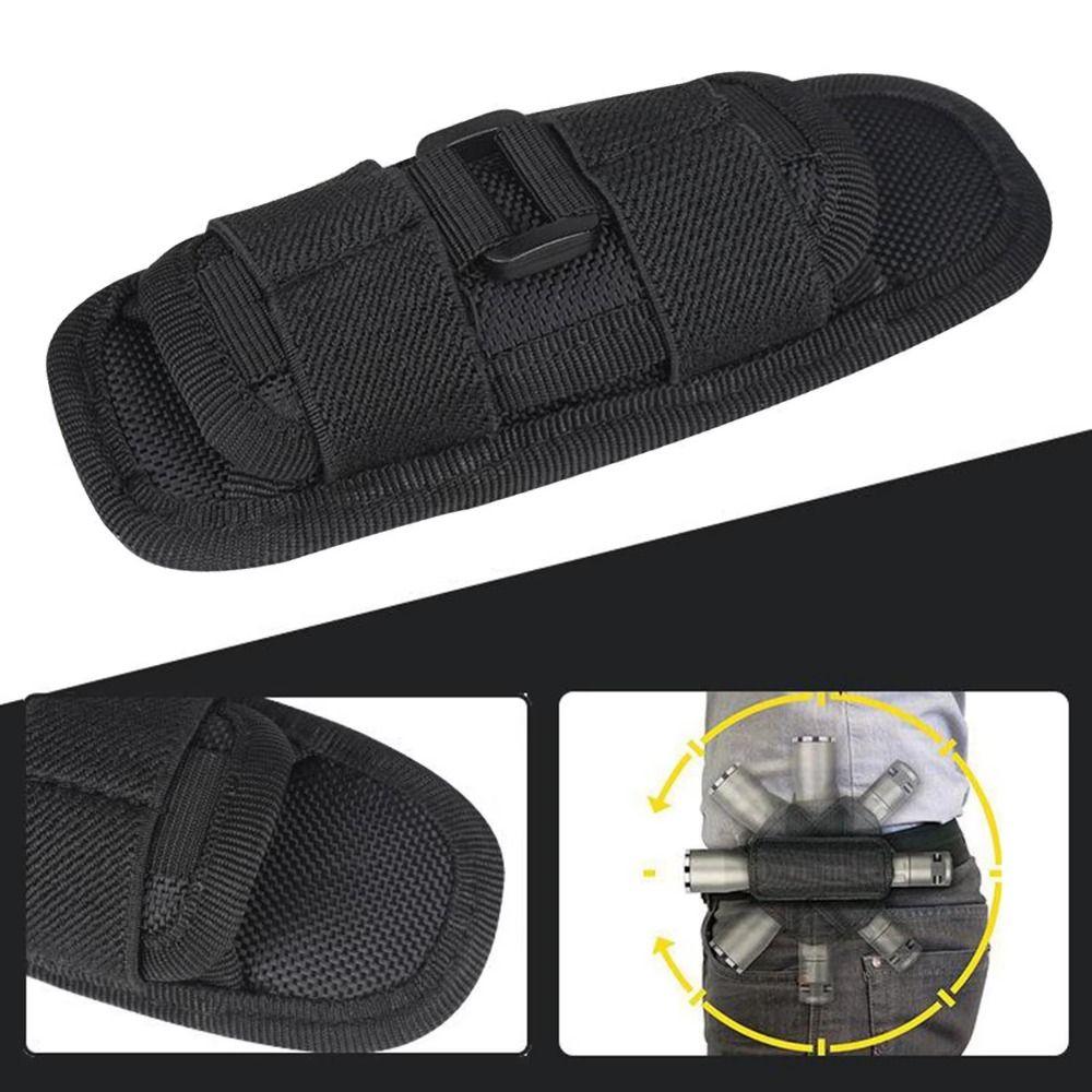 Portable Flashlight Bag Durable Torch Case Flashlight Holder Pouch Outdoor Activities