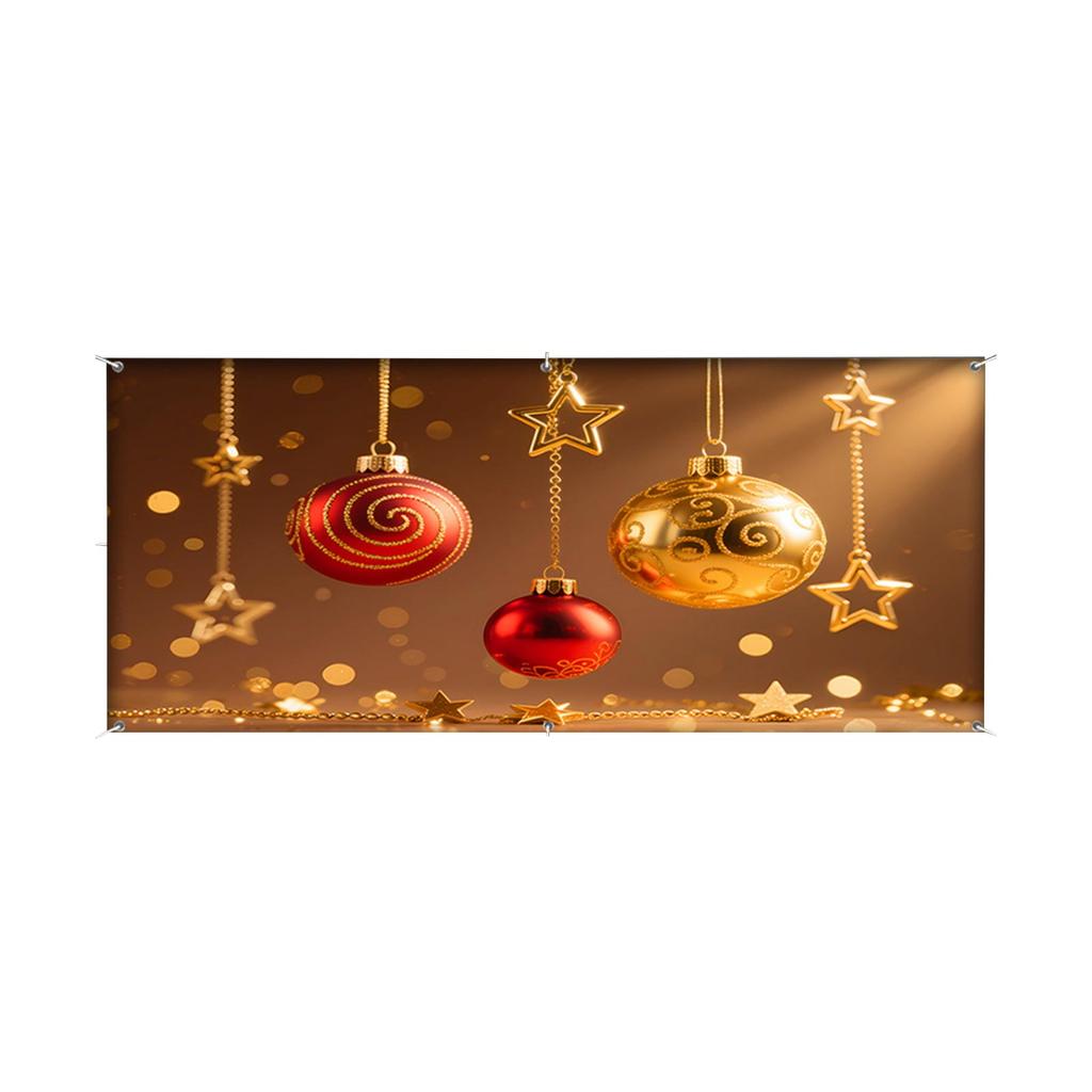 Weihnachtsszene Dekorationen & Festliche Charakter Banner – Feiertagszubehör für Außengaragen