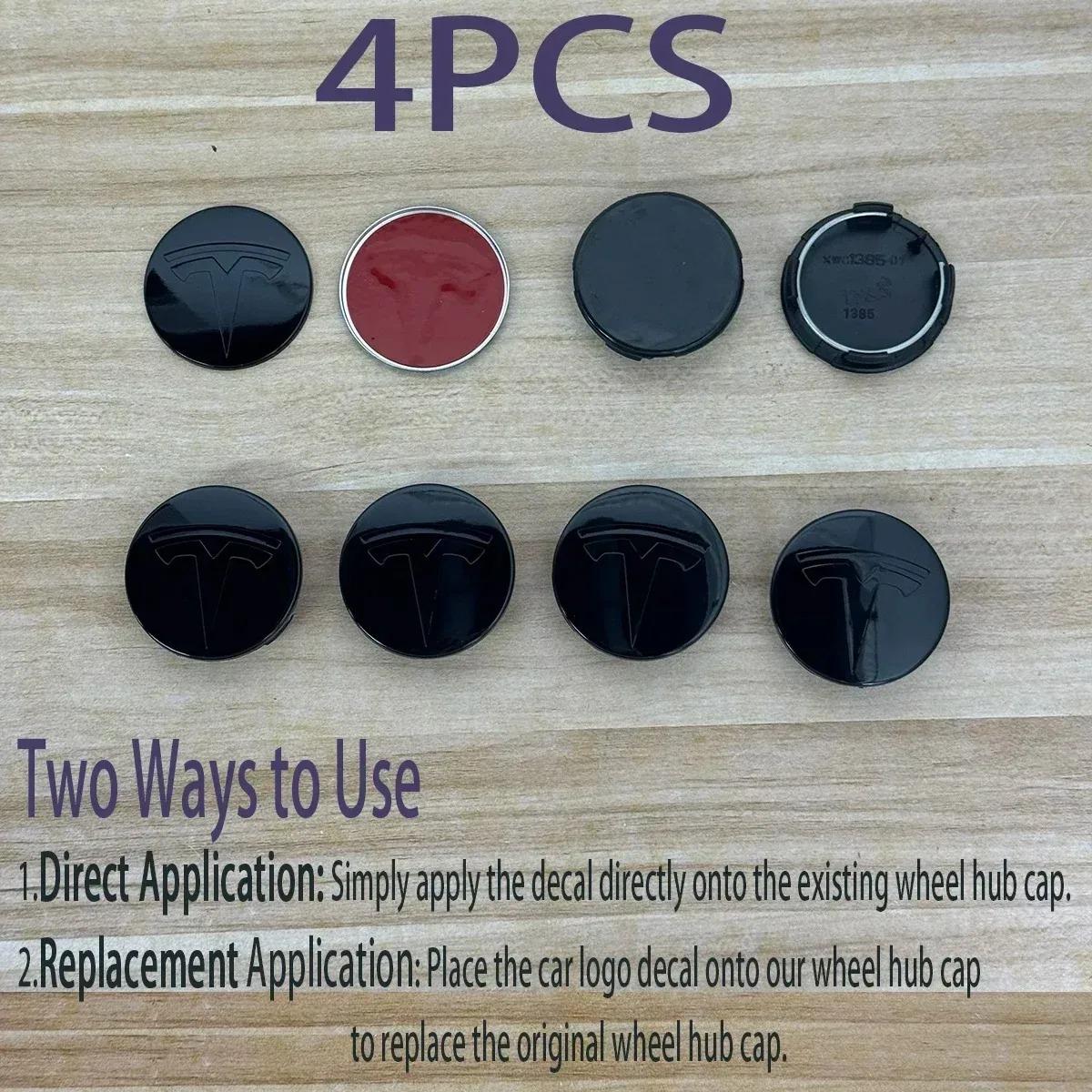 

4PCS/Set 56MM GR Sport Emblem Wheel Center Hub Cap Car Rims Cover Hubcaps For Tesla Model 3 Y X S