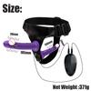 Wired Remote Vibrating Double Penetration Strap On Harness Realistic Silicone Dildo Panties Adjustable for Couples Pegging Anal