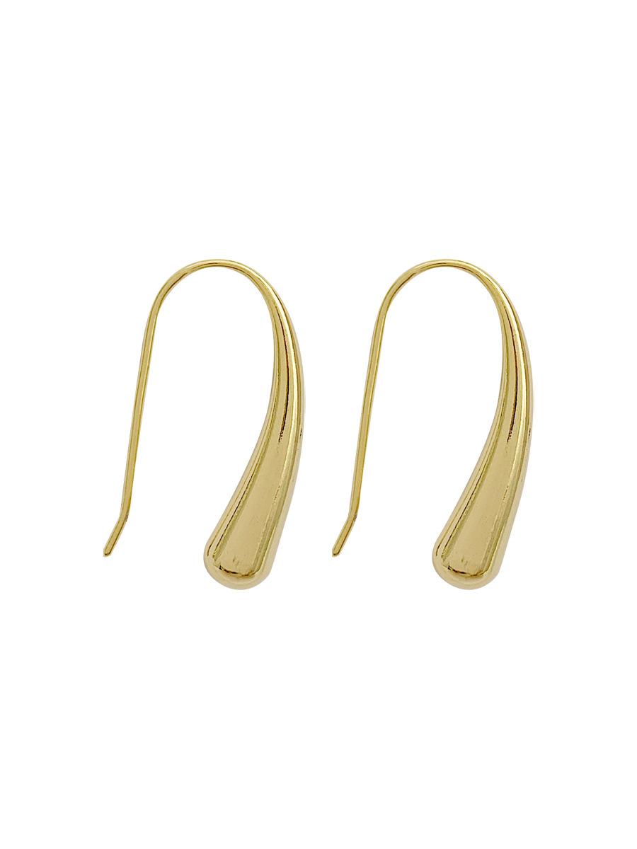 

Temperament Minimalist water drop stud earrings Simple cold wind earrings Earrings that do not need to be removed when sleeping