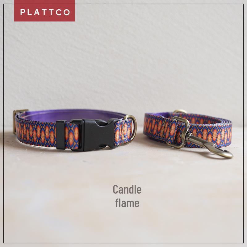 Pet Collar Leash Travel Set PDC373 by PLATTCO Small