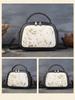 Johnature Fashion Leopard Pattern Women's Bag Genuine Leather Splice Horse Hair Handbag Versatile Shoulder Bags