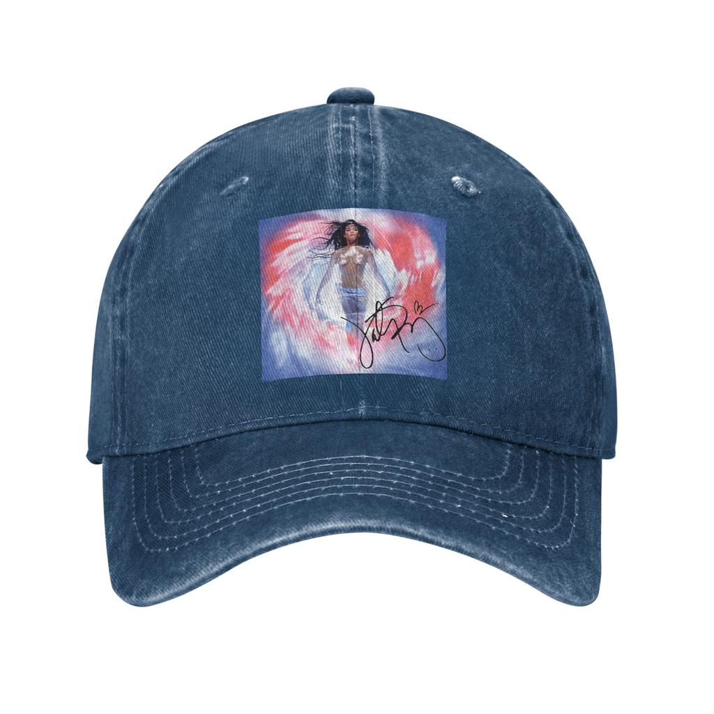 Katy Perry Autograph Denim Fabric Cap Casual Baseball Caps Adjustable Hat Summer Unisex Baseball Hats