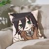 Cute KTomoko KurokiS Pillow Case Throw Pillow Cover Nordic Vintage Style Cushion Covers Home Living Room Sofa Couch Seat