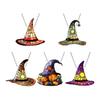 Halloween Witch Hat Hanging Decoration Stained Glass 2D Flat Acrylic