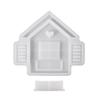 Smooth Surfaces Silicone House Mold Handmade Moulds for Flower Pots Jewelry Organizers Creative Homes Decorative Crafts