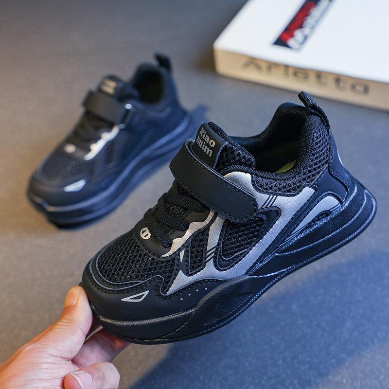 New Autumn Korean-style Children's Mesh Running Shoes, Fashionable Dad Shoes for Girls, Trendy Sports Shoes for Boys
