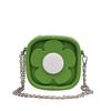 Small fresh literary women's bag 2025 new Mori sweet girl shoulder bag three-dimensional flower mini square bag tide