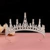 Children's Crystal Tiara Headband: Princess Crown Hair Accessory for Girls' Birthdays and Performances