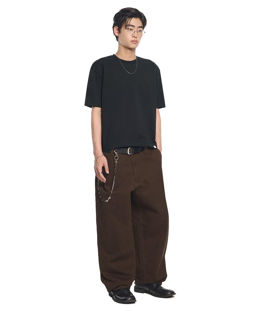 Nomaenyueol Heavy Cotton Work Pants - Dark Brown