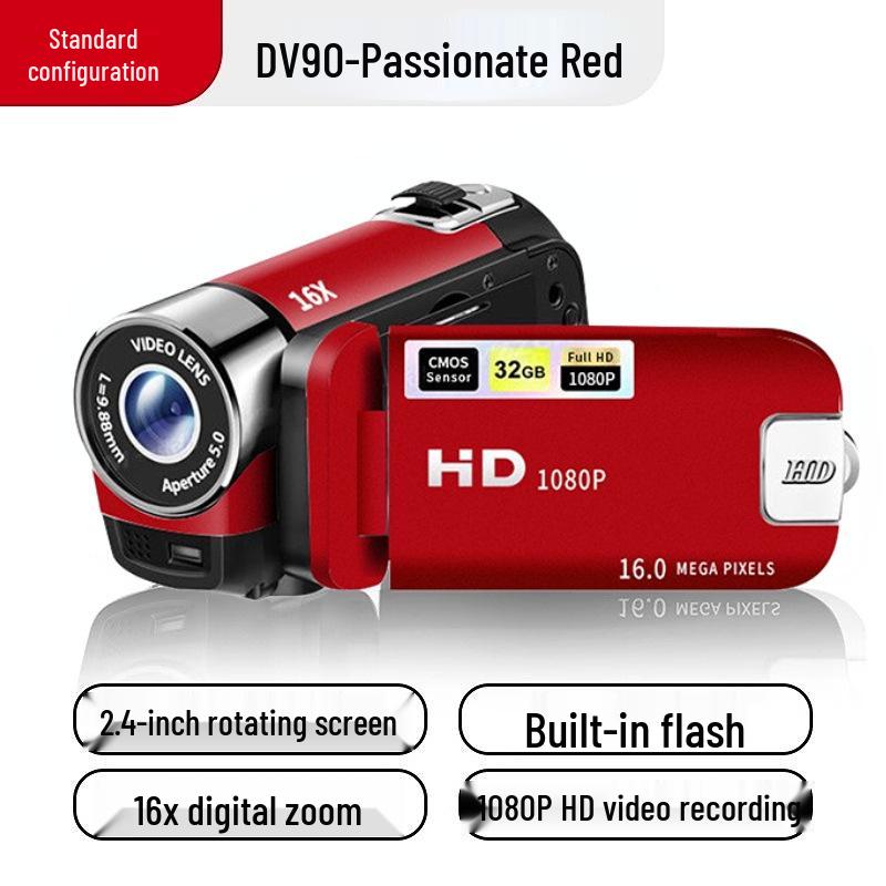 DV90 Digitalkamera - 16MP HD Foto- & Videokamera, Ideales Geschenk für Erwachsene