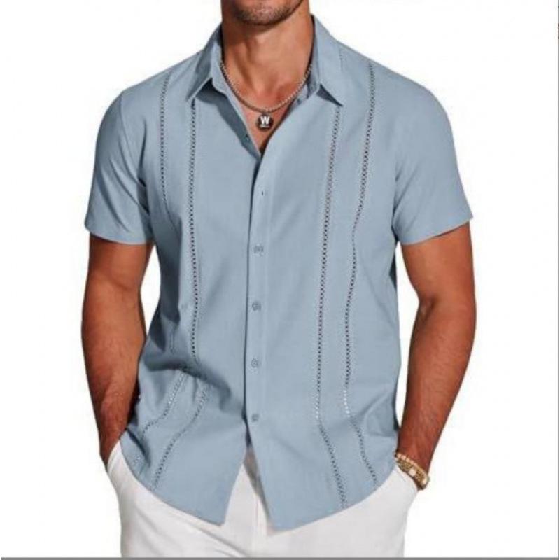 Men's 3D Printed Hawaiian Short Sleeve Vacation Shirt