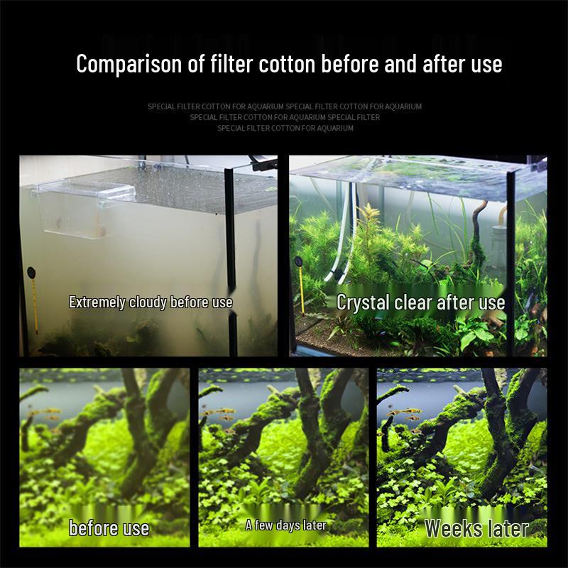 Black Thickened Nitrification Filter Sponge for Turtle and Fish Tanks