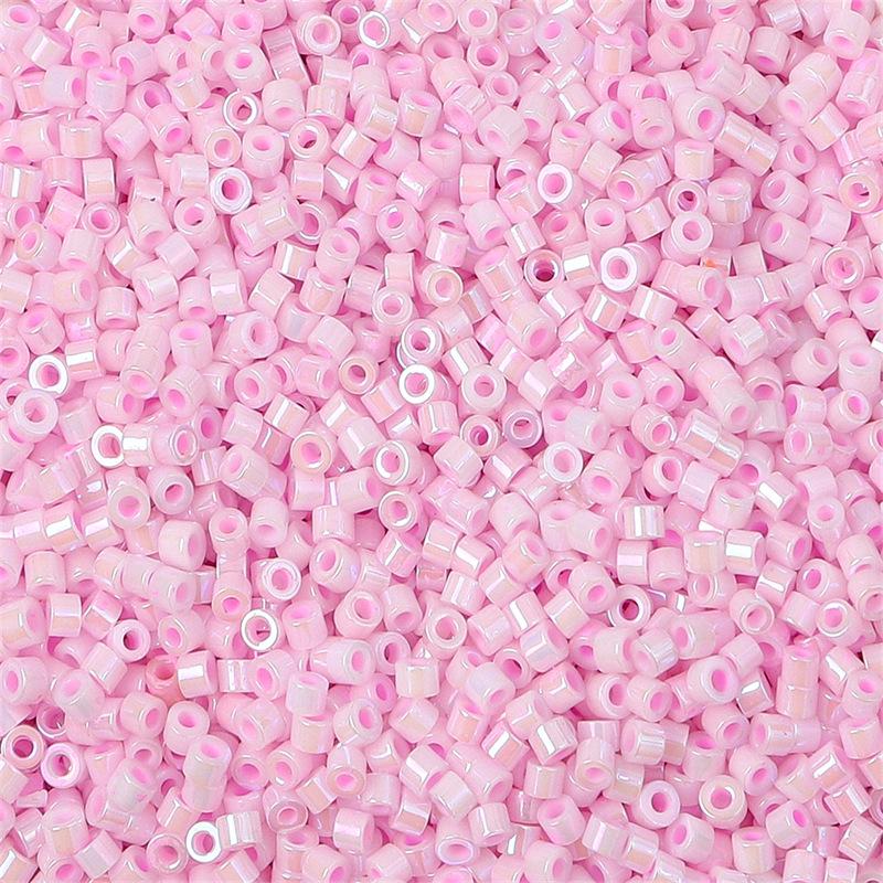 2-2.5mm High-Quality Imitation Porcelain Glass Seed Beads for Handmade Bracelets and Necklaces.