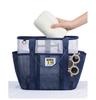 Large Capacity Beach Tote: Foldable Mesh Bag for Toiletries & Swimsuits with Single Shoulder Strap