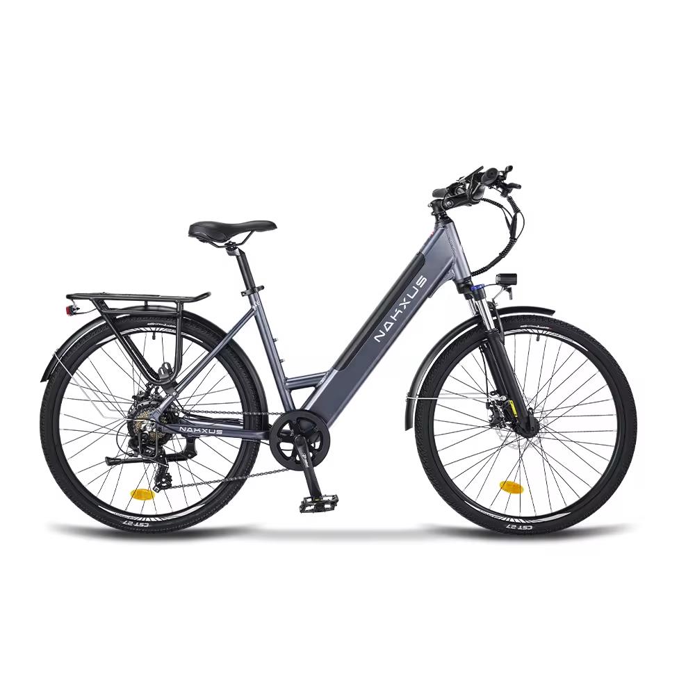 NAKXUS 26M208 Vélo électrique 26 pouces 250W 36V 12.5AH Moto classique Urbain Extérieur Auxiliaire E-Bike avec application