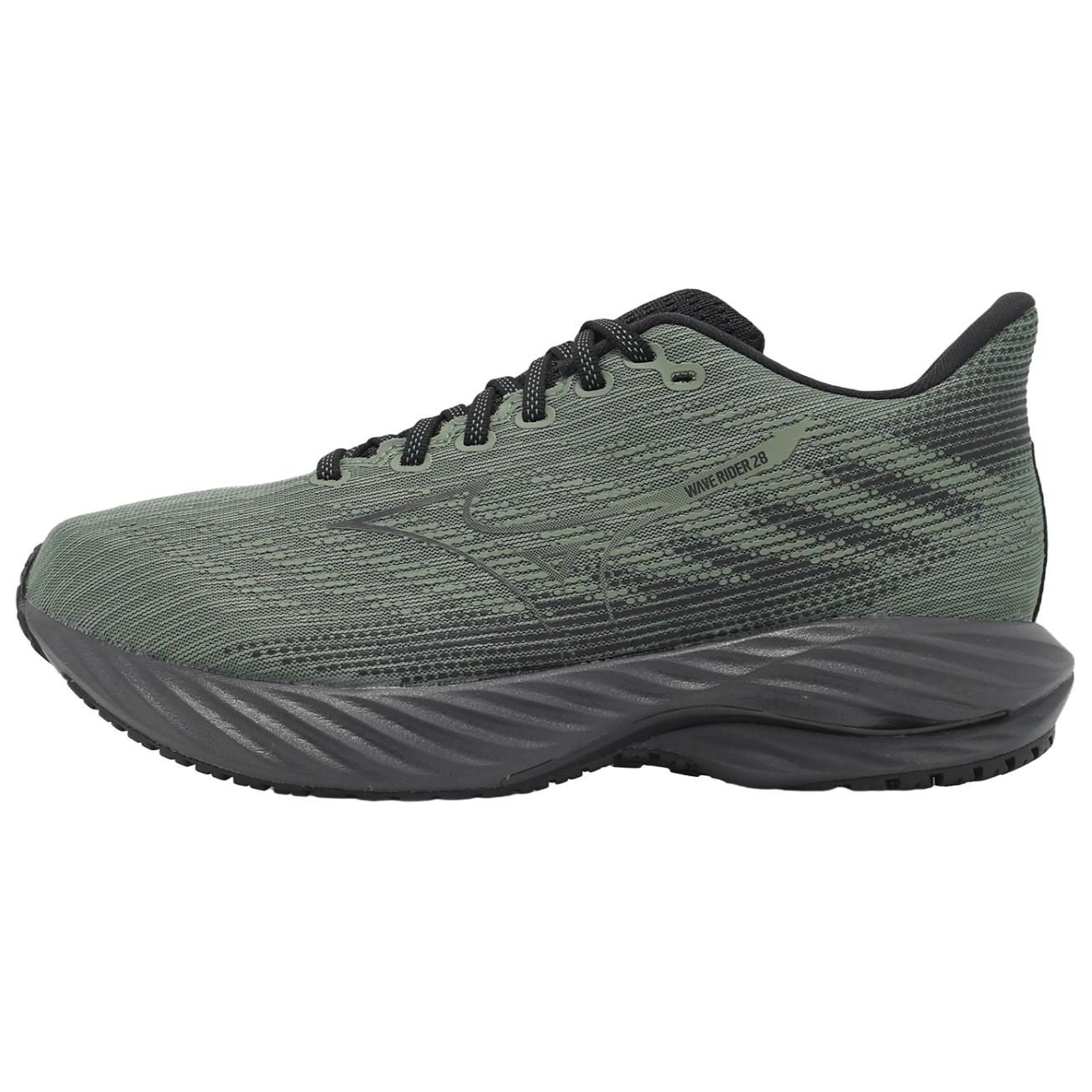 

Мужские кроссовки Mizuno Wave Rider 28 Super Wide Shadow Agave Green Черные J1GC240459 40
