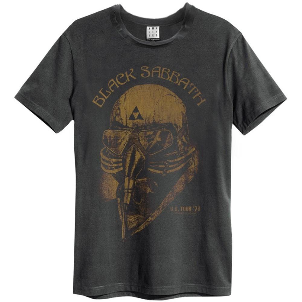Men's Black Sabbath US Tour 1978 Slim Fit T-shirt X Black
