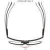 Flip Type Presbyopia Glasses Men Business Large Frame Reading Glasses Anti Blue Light Trendy Unisex Design