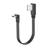 10CM-100CM Flat Flexible straight&Up & Down & Left & Right Angled 90 Degree Usb Male to Type C Male charging and Data Cable