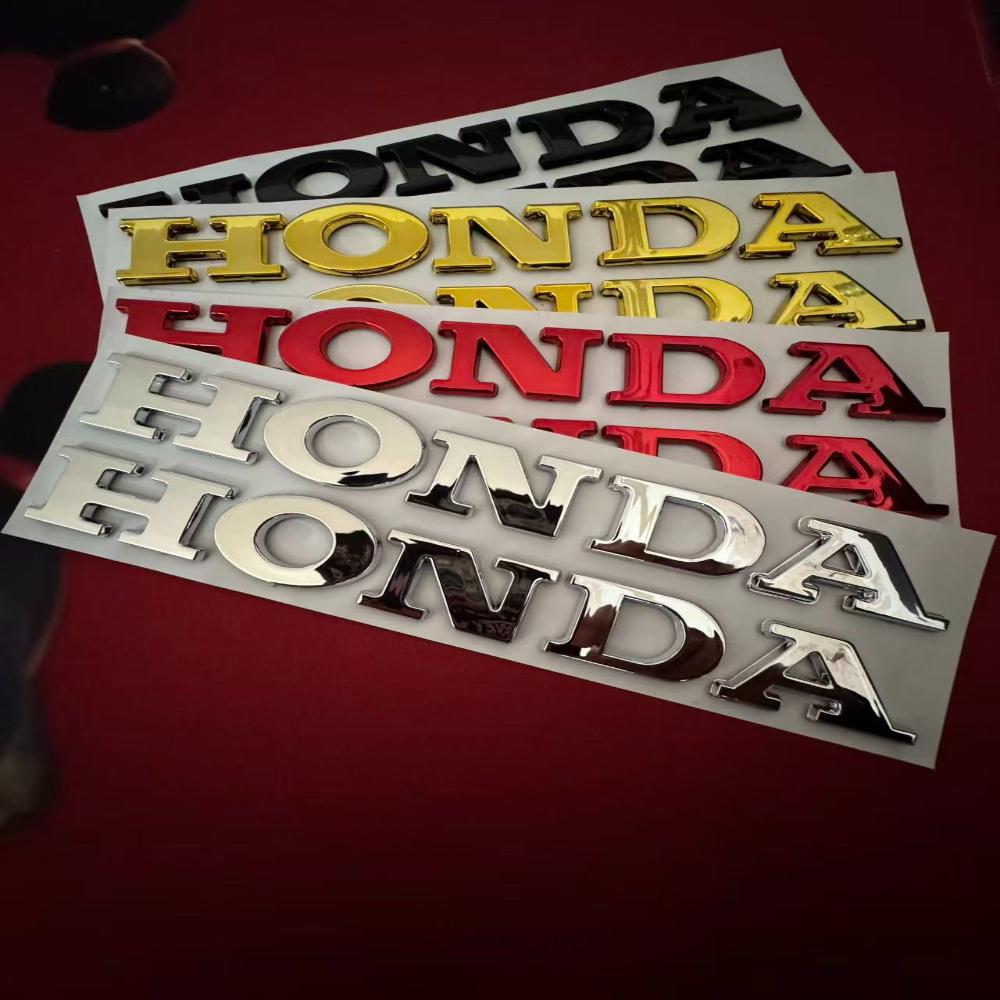 Honda Sticker Three-dimensional Electroplating HONDA Letter Waterproof Motorcycle Logo Suitable for PCX160CBR650and Other Models ajl256