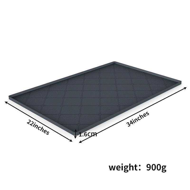 Countertop Kitchen Bathroom Cabinet Rainer Waterproof Food Grade Silicone Multifunctional Sink Mat