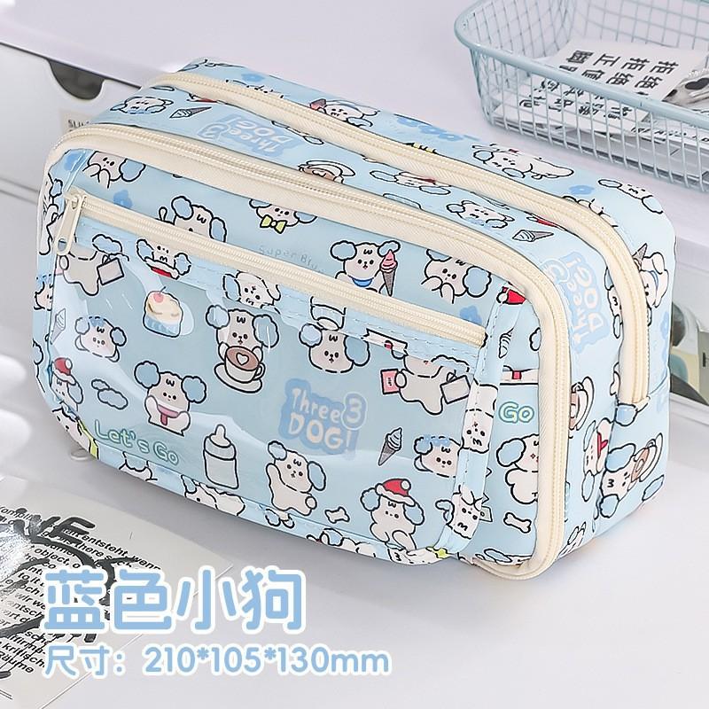 Estojo para meninas, estudantes do ensino fundamental, meninas, estojo de papelaria de alto valor e grande capacidade, estojo para meninas do ensino fundamental